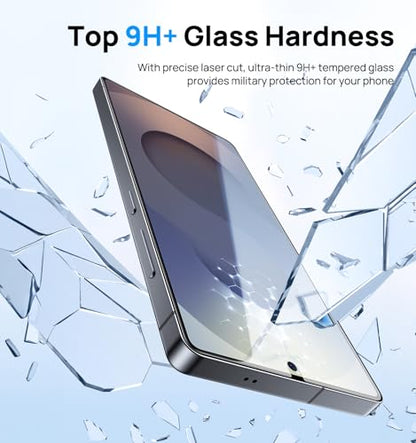 BXYJY for Samsung S25 Ultra Screen Protector (2 Pack), Installation Frame - size: Samsung S25 Ultra, 6.9"