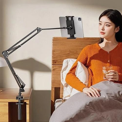 YTDSUPTablet Stand for Desk, 360° Rotation, Adjustable Gooseneck Tablet Arm - size: Base - 5 Hole Positions