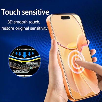 MAYtobe 2-Pack for Apple iPhone 17 Pro Max Screen Protector Tempered Glass | 9H Hardness, Anti Scratch, Easy to Install - size: iPhone 17 Pro Max