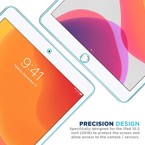 Tech Armor for iPad 10.2 (2021, 2020), Anti-Glare Screen Protector 2 Pack