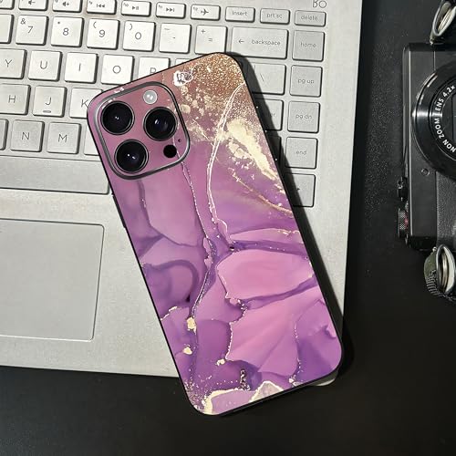 Skin Wrap Compatible with 13/14/15/16/17 Pro Max (Purple, 14 Pro Max) - color: Purple, size: 14 Pro Max