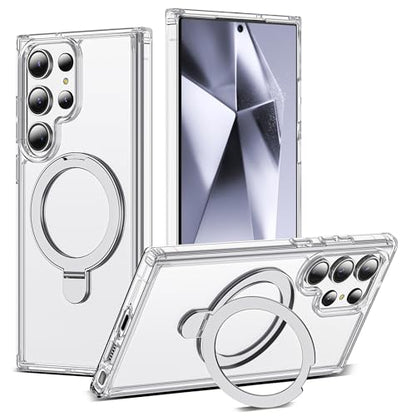 Clear Case for Samsung Galaxy S24 Ultra with Stand 6.8",Clear - color: Clear, size: Samsung Galaxy S24 Ultra