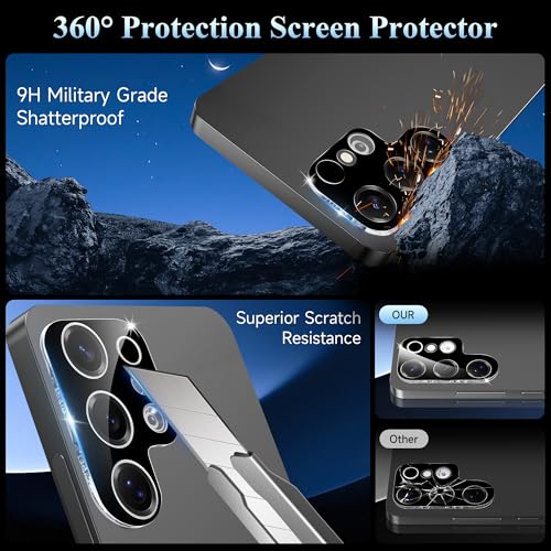 4 Pack Camera Lens Screen Protector for Samsung Galaxy S25 Ultra - size: S25 Ultra