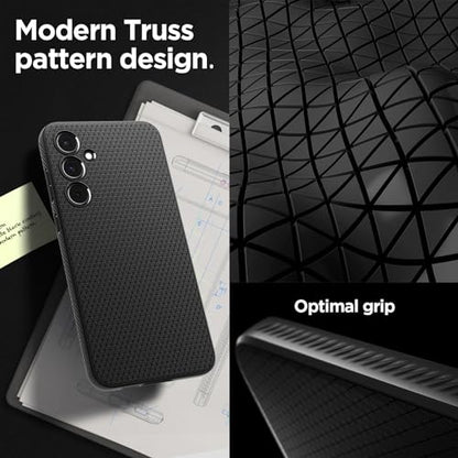 Spigen Liquid Air Designed for Galaxy A55 5G Case (2024) - Matte Black - size: Galaxy A55 5G