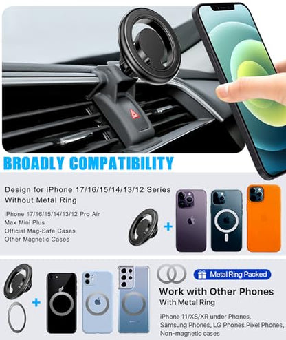 Car Phone Holder, Air Vent Magsafe Mount for Honda Civic 2021-2016 - style: Civic/Magsafe