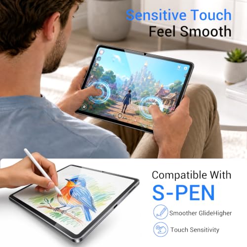 CoBak 2-Pack Tempered Glass Screen Protector for Samsung Galaxy Tab S10 Lite 11-inch, Installation Frame, 9H Hardness, Anti-Scratch - size: Galaxy Tab S10 Lite