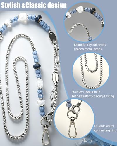 Phone Lanyard, On-the-Go Universal Crossbody Strap Neck Lanyard with Phone Tether Patches for Most Cellphones - color: S