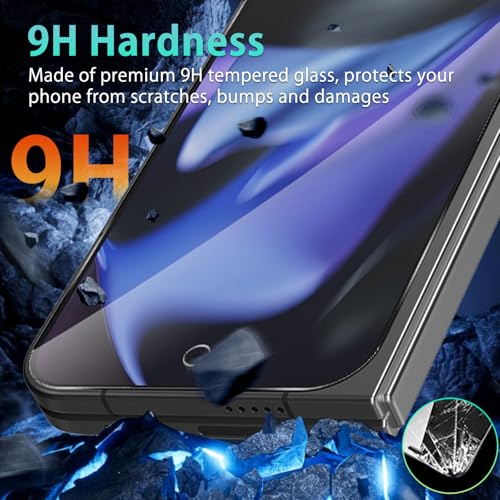 For Pixel 9 Pro Fold Screen Protector HD Clear (2+2 Pack) - size: Google Pixel 9 Pro Fold
