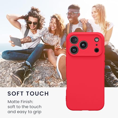 kwmobile Case Compatible with Apple iPhone 17 Pro Case - Protective Slim TPU Phone Cover - Soft Matte Finish - Neon Pink - color: neon pink, size: iPhone 17 Pro
