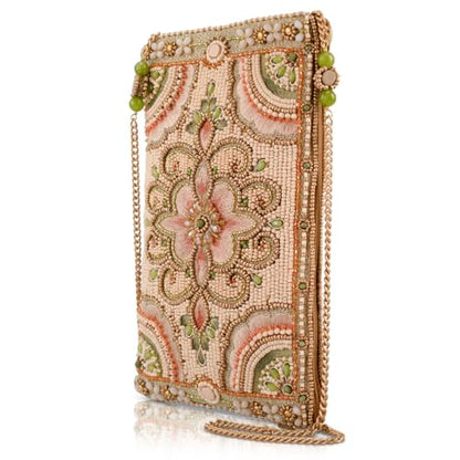 Mary Frances Gentle Touch Beaded Crossbody Phone Bag, Multicolor