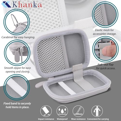 khanka Case for Anker Nano Power Bank Ultra-Slim 5000Mah & Maggo 10K,White - color: White