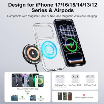 for Samsung S26 Ultra Wireless Charging Pad for Galaxy S26 Plus S25 S24 S23
