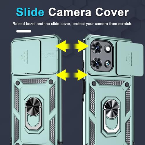 for Moto G Power 5G 2026/2025 Case Built in Slide Camera Cover Dark Green - color: Dark Green, size: Moto G Power 5G(2025)