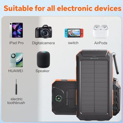 Power Bank Solar Charger 20,000mAh,