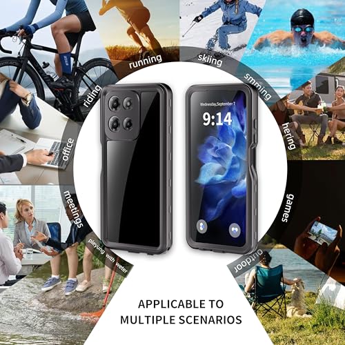 Waterproof Case for Motorola Moto G Play 2026,IP68 Waterproof Certified Shockproof Dustproof Snowproof Cover Full Body Heavy Duty Protection Fully Sealed Underwater Cover for Moto-G-Play-2026 (Black)