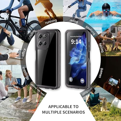 Waterproof Case for Motorola Moto G Play 2026,IP68 Waterproof Certified Shockproof Dustproof Snowproof Cover Full Body Heavy Duty Protection Fully Sealed Underwater Cover for Moto-G-Play-2026 (Black)
