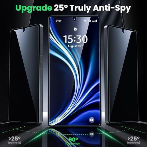 WSKEN for Samsung Galaxy S25 Ultra Privacy Screen Protector - 25 Degree - color: Privacy
