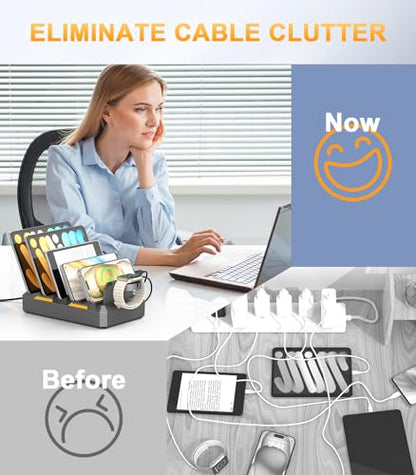 CREATIVE DESIGN Charging Station for Multiple Devices, 50W Charger Dock