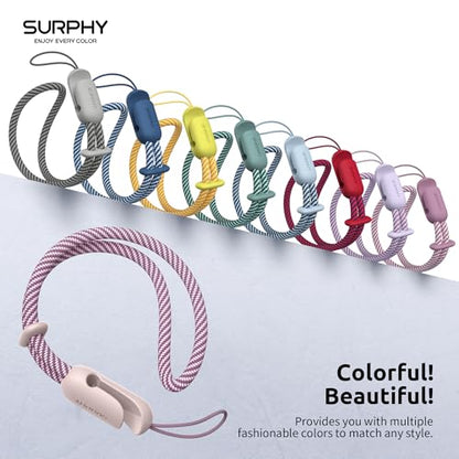 SURPHY 2 Pack Phone Lanyard, Phone Wrist Strap for Case, Camera Wrist Strap - color: Pink & Pink