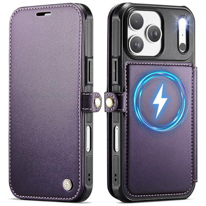 for iPhone 17 Pro Case Wallet Compatible with Magsafe, Purple - color: Purple, size: iPhone 17 Pro - 6.3"