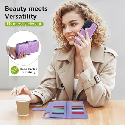 Varikke for Galaxy S26 Ultra Wallet Case Magnetic Detachable, Light Purple - color: Light Purple, size: Galaxy S26 Ultra 6.9"