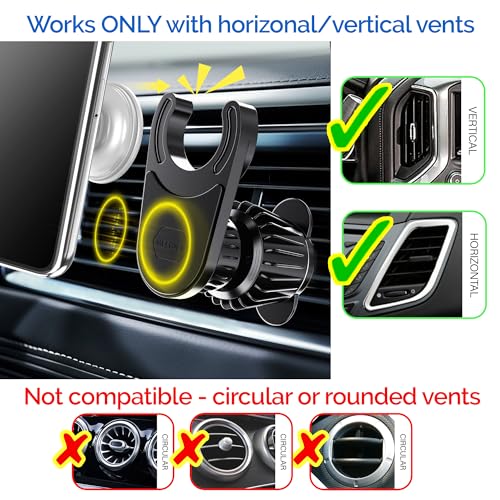 MCCHJoy 2-in-1 Dash+Vent Car Mount for PopSockets, Socket Car Phone Holder - style: Car Vent Hook+Dash Mount