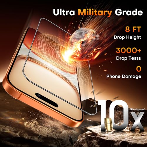 TOCOL for iPhone 17 Pro Screen Protector, Clear - color: Clear