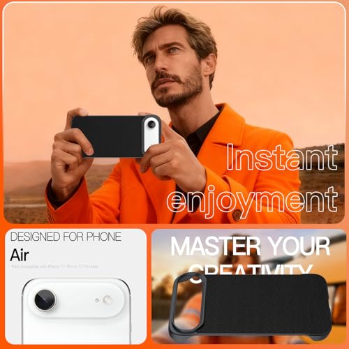 Phone Case Crafted for iPhone Air,Black - color: Black, size: iPhone Air
