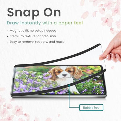 BELLEMOND Removable Paper Screen Protector for Samsung Galaxy Tab S10 FE Plus - size: S10 FE + (13.1 inch)