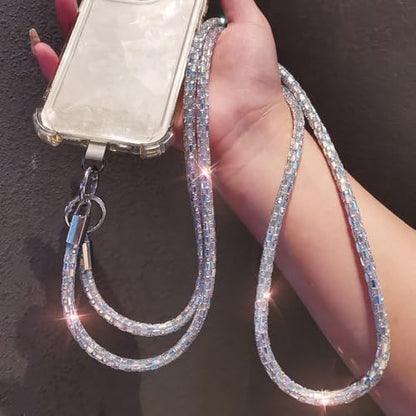 Phone Lanyard, On-the-Go Universal Crossbody Strap Neck Lanyard with Phone Tether Patches for Most Cellphones - color: L
