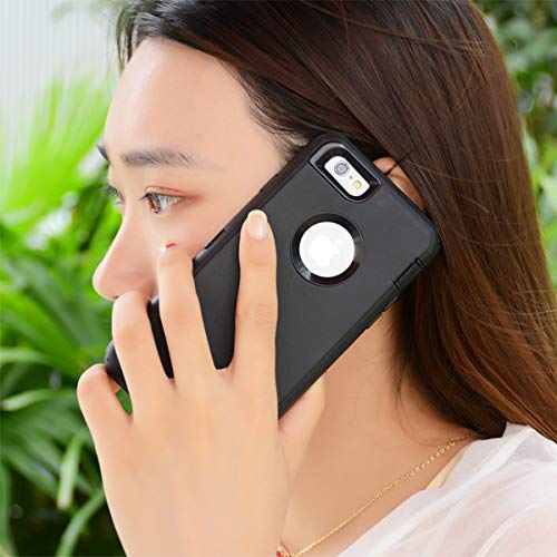 MAXCURY for iPhone 6 Case & iPhone 6s Case Heavy Duty Shockproof Series Case for iPhone 6/6S (4.7")-V2 with Built-in Screen Protector Compatible with All US Carriers - Black - color: Black