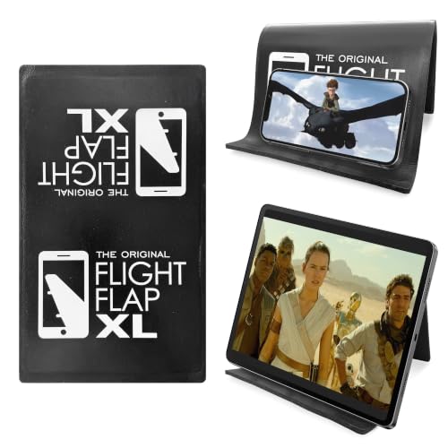 Flight Flap Airplane Phone Holder, Flexible Airplane Tablet Holder Travel - color: Black, size: XL