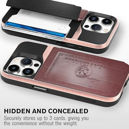 VENA vCommute iPhone 15 Pro Max Wallet Case, Red | Military-Grade Drop Protection, Premium Leather Magnetic Flap Cover, Hidden Card Holder, RFID Blocking, Multi-Angle Kickstand - color: Classic - Red, size: iPhone 15 Pro Max