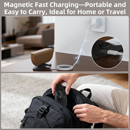 HiBloks Magnetic USB-C Charging Dock for Ray-Ban Meta Glasses Charger Case