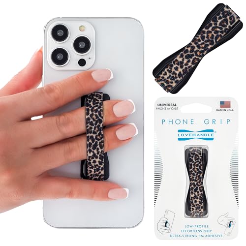 LOVEHANDLE Original Universal Phone Grip - Leopard - color: Leopard
