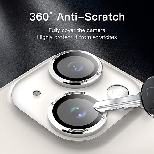 JETech Camera Lens Protector for iPhone 14/14 Plus, Starlight, 1 Set - color: Starlight