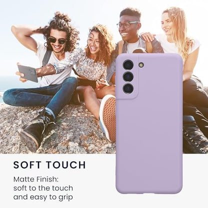 kwmobile Case Compatible with Samsung Galaxy S21 Case - Protective Slim TPU Phone Cover - Soft Matte Finish - Lavender - color: lavender, size: Galaxy S21