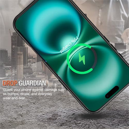 Battery Case for iPhone 16, Enhanced 10000mAh Portable Protective Wireless Charging Case Support Carplay Compatible with iPhone 16 (6.1 inch) Rechargeable Extended Battery Charger (Black) - size: iPhone 16