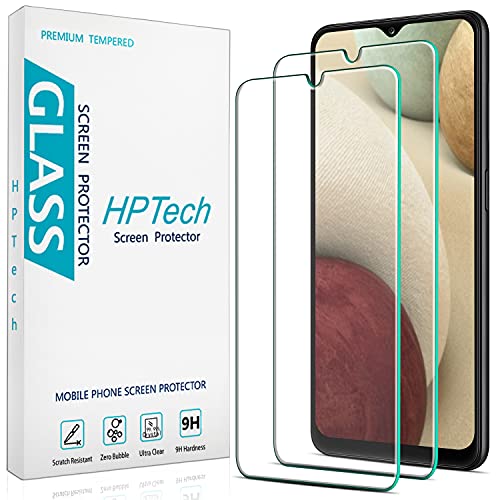 2 Pack Screen Protector for Samsung Galaxy A12 Tempered Glass - color: Clear
