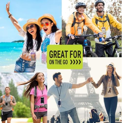 Gear Beast Cell Phone Lanyard with Adjustable Neck Strap Compatible with iPhone Galaxy & Most Smartphones - color: Purple