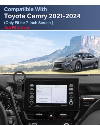 PZK Car Phone Holder for Toyota Camry LE/SE/SE 2021-2024 7-Inch Screen Only - color: Magsafe