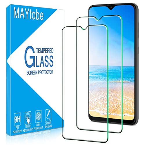 MAYtobe 2 Pack For Samsung Galaxy A20 Tempered Glass Screen Protector - size: Samsung A20