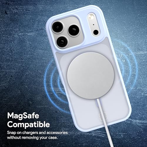 Incipio - Fog iPhone 17 Pro, Magsafe Compatible Phone Case, 10ft Drop Tested, Ultra Durable & Shock Absorbing, Scratch Resistant & Slim Profile (Light Blue) - color: Light Blue, size: iPhone 17 Pro