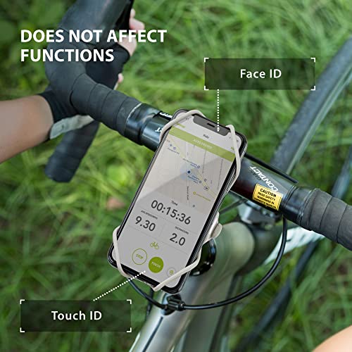 Bone Bike Tie Pro 3, Universal Bike Phone Stem Mount for 5.8"-7.2" Phones - color: Bike Tie Pro 3 - Gray