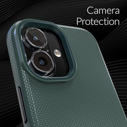 Crave Dual Guard Compatible with iPhone 16 Case, Compatible with MagSafe Shockproof Protection Dual Layer Case for Apple iPhone 16 (6.1") - Green - color: Green