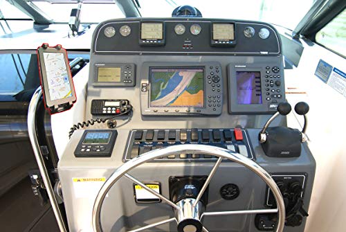 Lycan Series Marine Boat Helm Rail Tablet Smartphone Pole bar Holder Mount