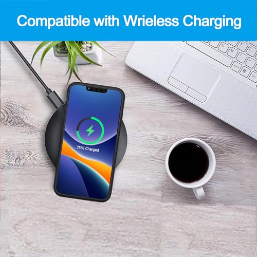Battery Case for iPhone 16e, Upgraded 10000mAh Pack Rechargeable Charger Case with Wireless Charging Compatible for iPhone 16e (6.1 inch) External Battery Charging Cover(Black) - size: iPhone 16e-Black