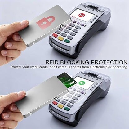 Magsafe Wallet Magnetic Card Holder for Phone, Silver - color: Slim Magnetic No Clip - Polished Silver
