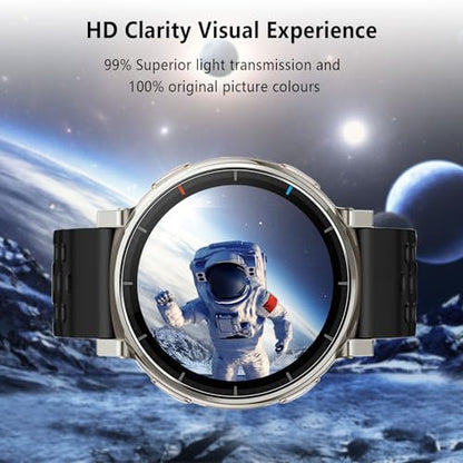 6-Pack Tempered Glass for Amazfit Active 3 Premium Watch Screen Protector, 9H HD Clear Anti-Scratch Tempered Glass Protection Film for Amazfit Active 3 Premium, Bubble Free Anti Scratch - size: Amazfit Active 3 Premium