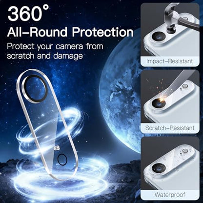 [3 Pack Camera Lens Protector For iPhone 17 Air 6.6-Inch,9H Tempered Glass,Anti-Scratch,Case Friendly,Night Circle,No-Bubble HD Clarity,Full Cover - size: iPhone 17 Air